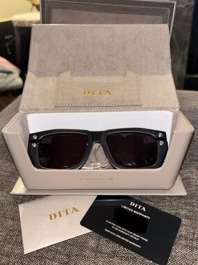 DITA Emitter-Two Black Sunglasses Limited Edition NWT